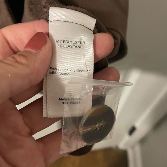 NEW Sincerely Jules Brown Suede Dress with Belt - size small - Picture 7 of 7